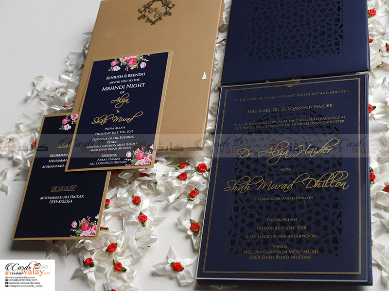 ANI0104 Acrylic Laser Invitation