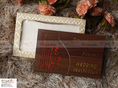 SMI0107 Wooden Invitation