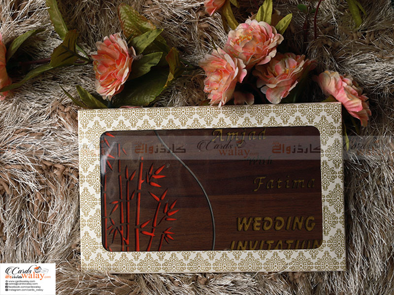 SMI0107 Wooden Invitation