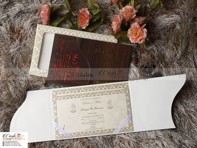 SMI0107 Wooden Invitation